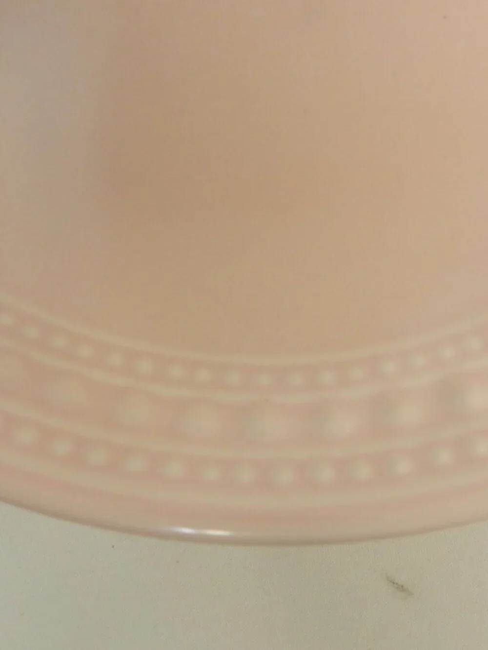 Matceramica Pink Hobnail Salad Starter Appetizer plate set 4 micro dish NEW NWT